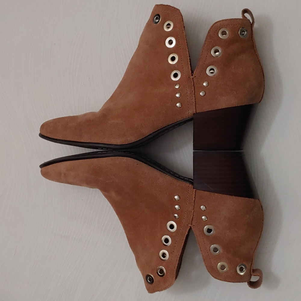 Sam Edelman Women's Size 7.5 Leather Ankle Boot - Picture 4 of 10